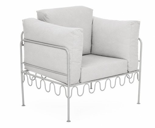 Poltrona Pop Indoor Ondas - Fendi, beige | WestwingNow