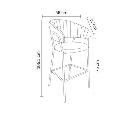 Banqueta Mara Boucle Cinza Quente | Westwing