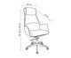 Cadeira Office Atlanta com Apoio de Cabeça Marrom, brown | WestwingNow