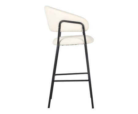 Banqueta Mara Boucle Off-White | Westwing