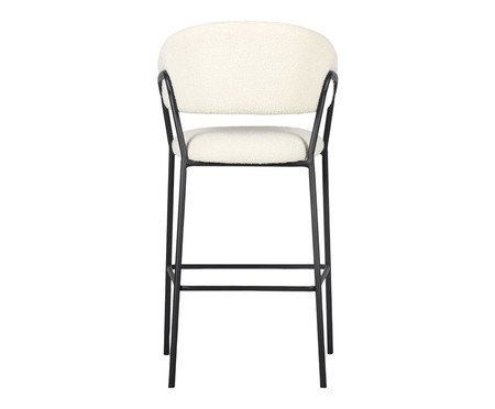 Banqueta Mara Boucle Off-White | Westwing