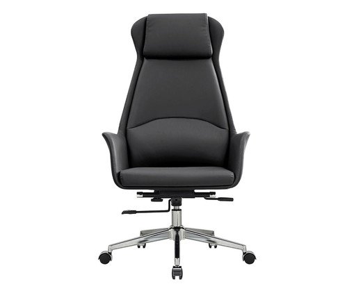 Cadeira Office Atlanta com Apoio de Cabeça Preto, black | WestwingNow