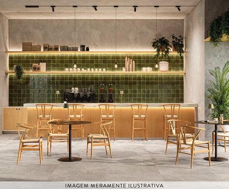 Banqueta Valentina Madeira Clara | Westwing