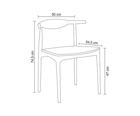 Cadeira Cora Preto e Fendi | Westwing
