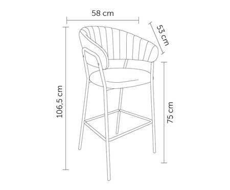 Banqueta Mara Marrom | Westwing