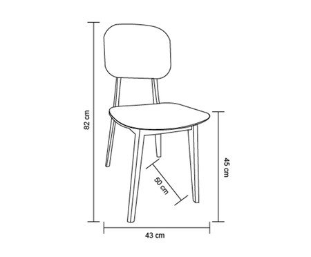 Cadeira Cátia Nude | Westwing