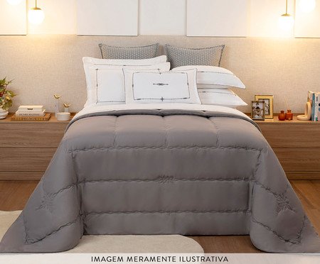 Jogo de Cobre-leito Coordenado Artemis Gris | Westwing