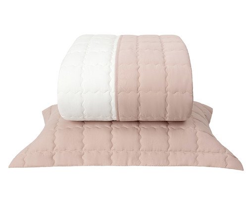 Jogo de Cobre-leito Alure Rose e Palha, pink | WestwingNow