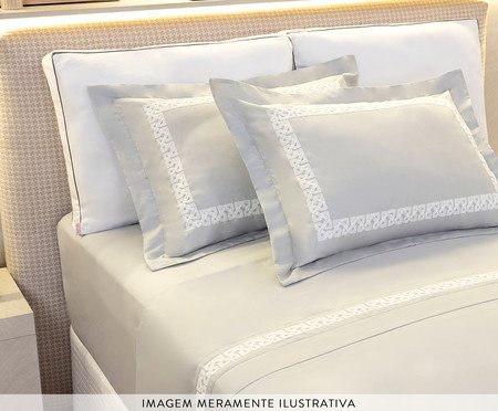 Jogo de Lençol Corelli 200 Fios Cinza | Westwing