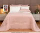 Jogo de Edredom Alure Rose e Palha, pink | WestwingNow