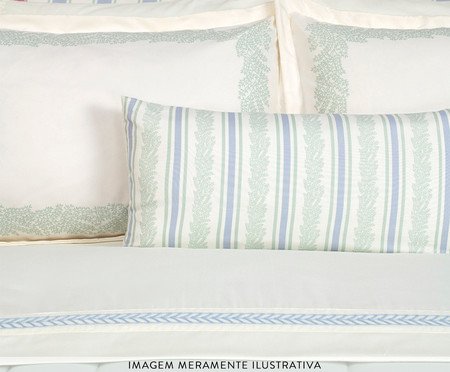 Jogo de Cobre-leito Coordenado Vitta Verde Malva | Westwing