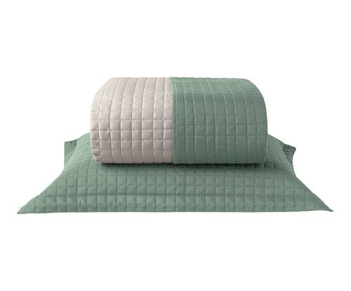 Jogo de Cobre-leito Plaza Verde Floresta e Bege, green | WestwingNow