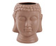 Vaso em Cerâmica Buda Dom - Marrom, Marrom | WestwingNow
