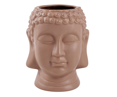 Vaso em Cerâmica Buda Dom - Marrom