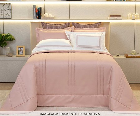 Jogo de Cobre-leito Coordenado Sofisticato Rose | Westwing