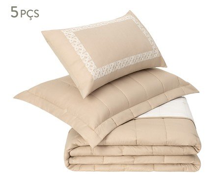 Jogo de Cobre-leito Coordenado Corelli Chocolate | Westwing