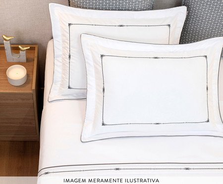 Jogo de Lençol Artemis Gris | Westwing