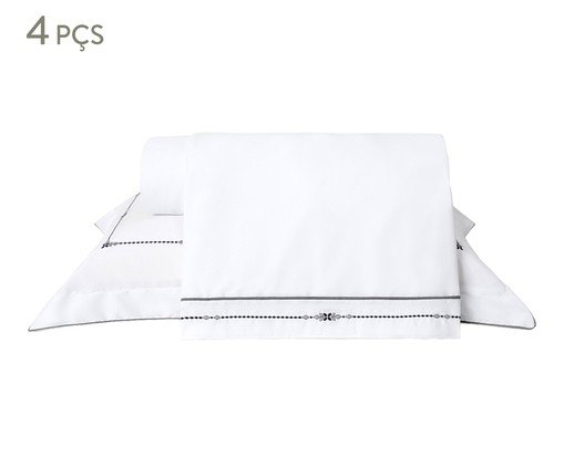 Jogo de Lençol Artemis Gris, white | WestwingNow