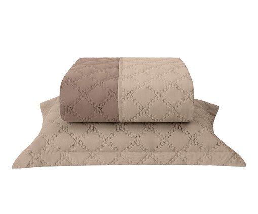 Jogo de Cobre-leito Nuance Amendoa e Capuccino, beige | WestwingNow