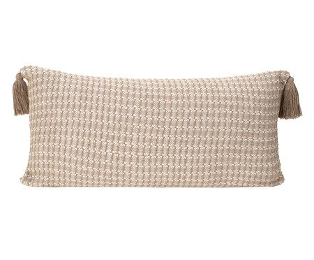 Almofada Estreita Telares Bege | Westwing