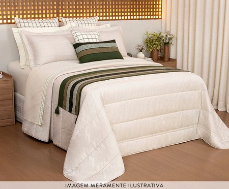 Jogo de Cobre-leito Coordenado Milazo Verde | Westwing