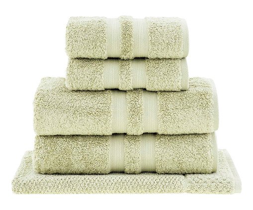 Jogo de Toalhas de Banho em Algodão Egípcio Verde, green | WestwingNow