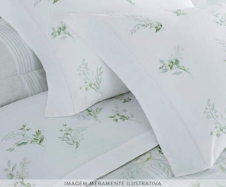 Jogo de Lençol Gran Percalle Blanche 200 Fios | Westwing