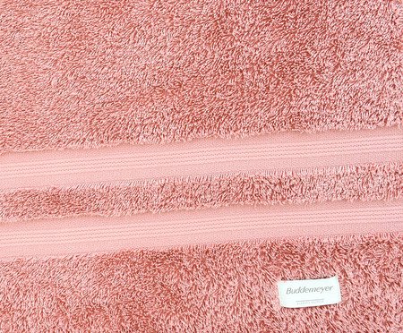 Jogo de Toalhas de Banho em Algodão Egípcio Rosa Escuro | Westwing