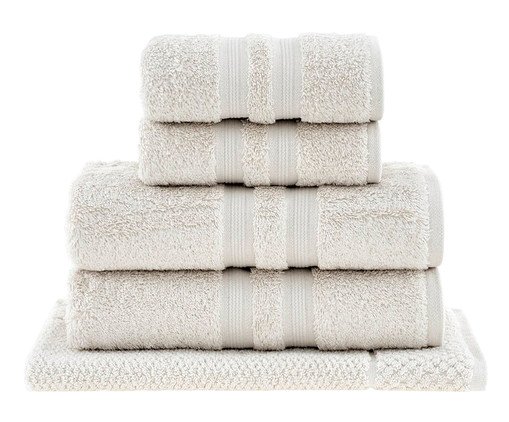 Jogo de Toalhas de Banho em Algodão Egípcio Cinza, grey | WestwingNow