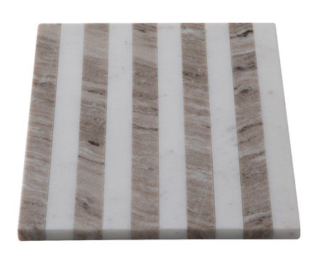 Tábua De Servir em Mármore Aura Branco e Cinza | Westwing