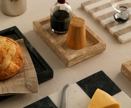 Bandeja em Mármore Gaia Verde | Westwing