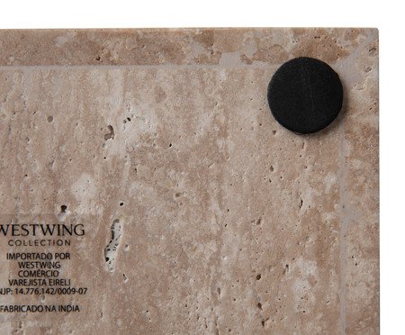 Bandeja em Mármore Selene Bege | Westwing