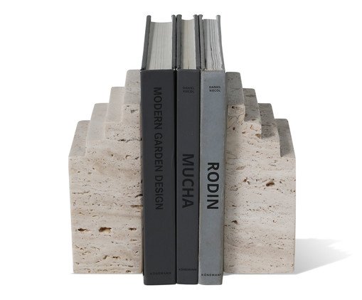 Aparador de Livros em Mármore Atlas Bege, beige | WestwingNow