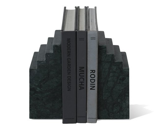 Aparador de Livros em Mármore Atlas Verde, green | WestwingNow