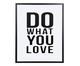 Jogo de Quadros Love What You Do - 90X50cm, Preto,Branco | WestwingNow