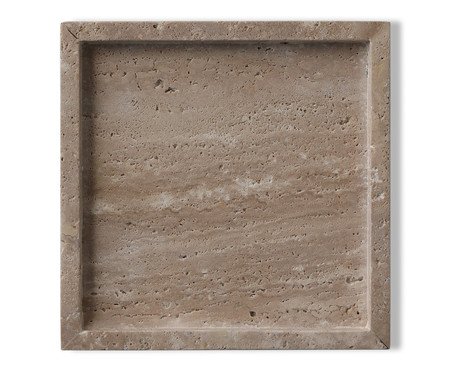 Bandeja em Mármore Gaia Bege | Westwing