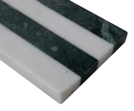 Tábua de Servir em Mármore Hera Branco e Verde | Westwing