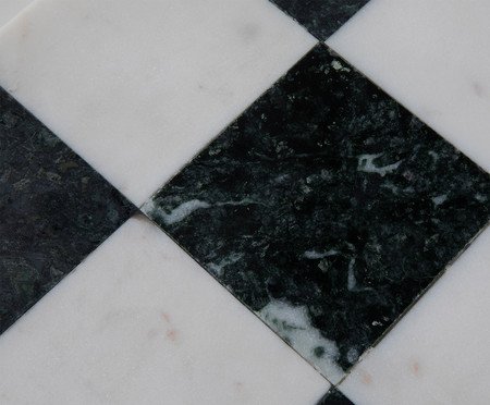 Tábua de Servir em Mármore Cronos Branco e Verde | Westwing