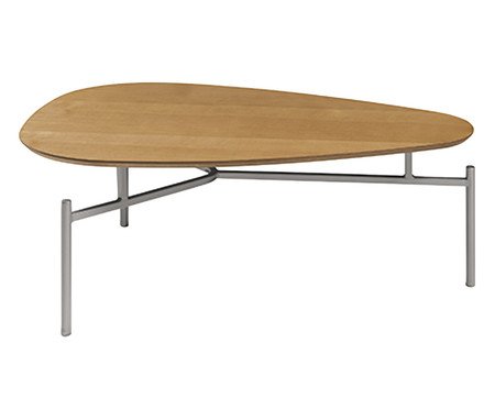 Mesa De Centro Doha Laminado Castanho | Westwing