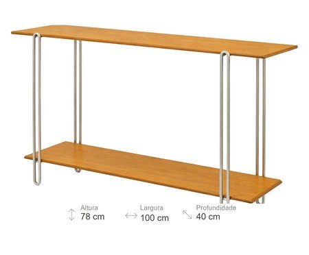 Aparador Liz Laminado Castanho | Westwing