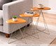 Mesa Lateral Liz Laminado Castanho, wood pattern | WestwingNow