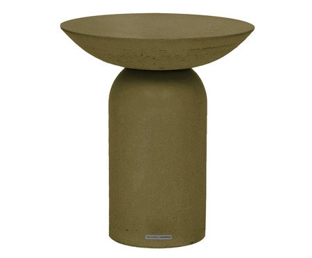 Mesa Lateral Alta Brut Verde - Especial BAB | Westwing