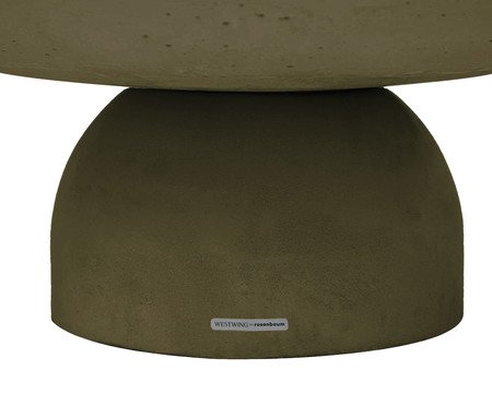 Mesa de Centro Média Brut Verde - Especial BAB | Westwing