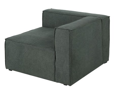 Sofá Módulo Canto Esquerdo Mensa Verde - Especial BAB | Westwing