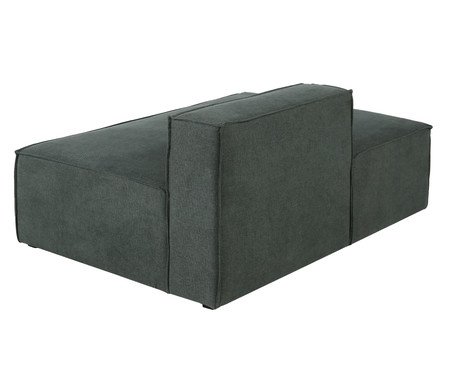 Sofá Módulo Mensa Encosto Parcial Direito Verde - Especial BAB | Westwing