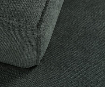 Sofá Módulo Mensa Encosto Parcial Direito Verde - Especial BAB | Westwing