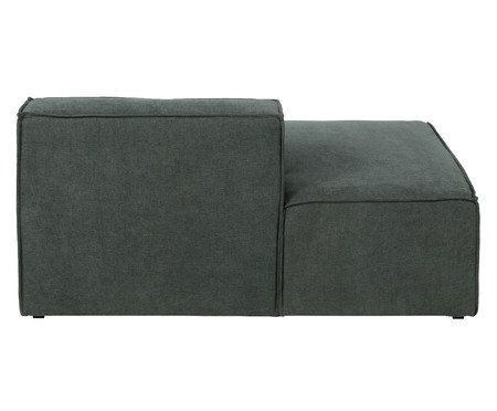 Sofá Módulo Mensa Encosto Parcial Direito Verde - Especial BAB | Westwing