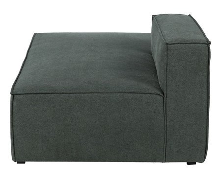 Sofá Módulo Mensa Encosto Parcial Direito Verde - Especial BAB | Westwing