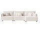 Sofá Toledo com Chaise Off White, multicolor | WestwingNow