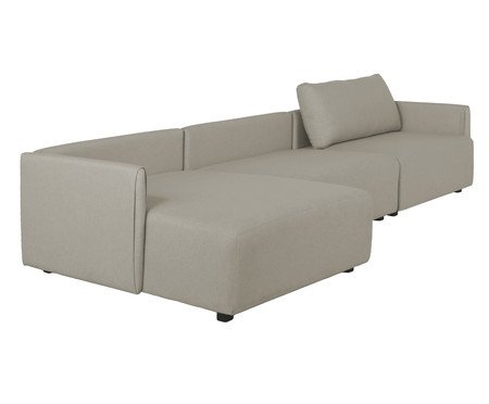 Sofá Toledo com Chaise Off White | Westwing
